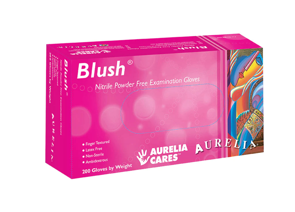 AURELIA BLUSH 200 NITRILE GLOVES