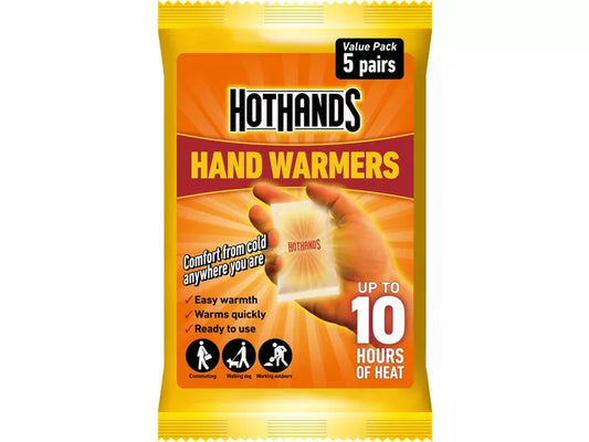 HOTHANDS HAND WARMER VALUE PACK 5 PAIRS