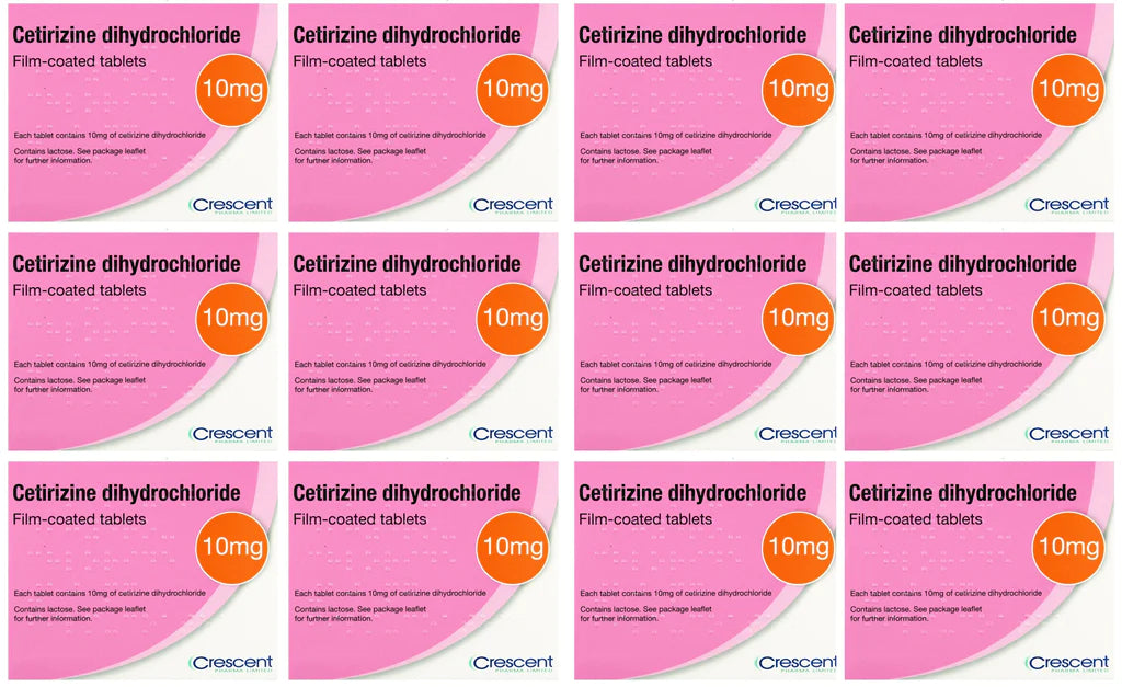 360 TABLETS CETIRIZINE DIHYDROCHLORIDE 10MG TABLETS HAY FEVER & ALLERGY RELIEF (12 MONTHS SUPPLY)