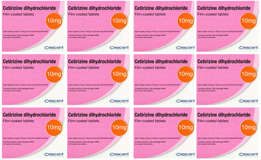 360 TABLETS CETIRIZINE DIHYDROCHLORIDE 10MG TABLETS HAY FEVER & ALLERGY RELIEF (12 MONTHS SUPPLY)