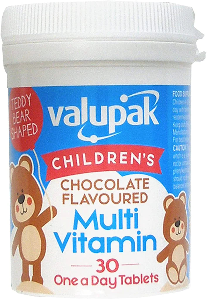 VALUPAK MULTI VITAMIN CHILDREN'S 30 CHEWABLE TABLETS EXP 02/2024