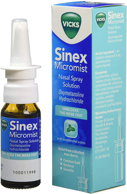 VICKS SINEX MICROMIST NASAL SPRAY 15ML