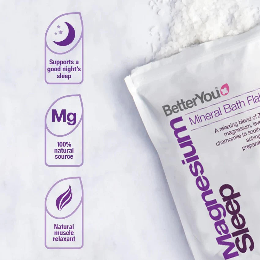 BETTERYOU MAGNESIUM SLEEP BATH FLAKES 1KG