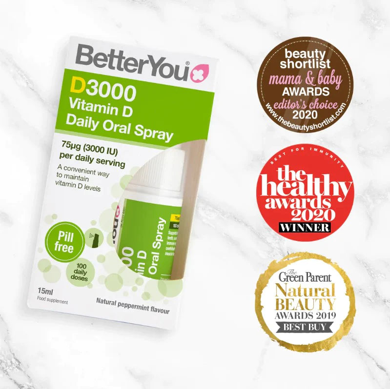 BETTERYOU D3000 VITAMIN D DAILY ORAL SPRAY