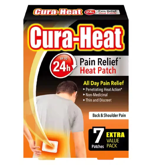 CURA-HEAT BACK & SHOULDER PAIN - 7 PACKS