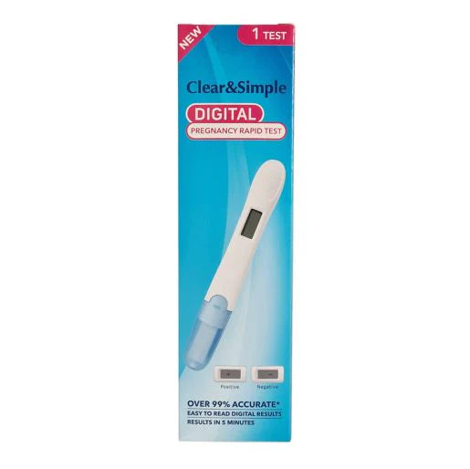 CLEAR & SIMPLE DIGITAL PREGNANCY TEST 1PK