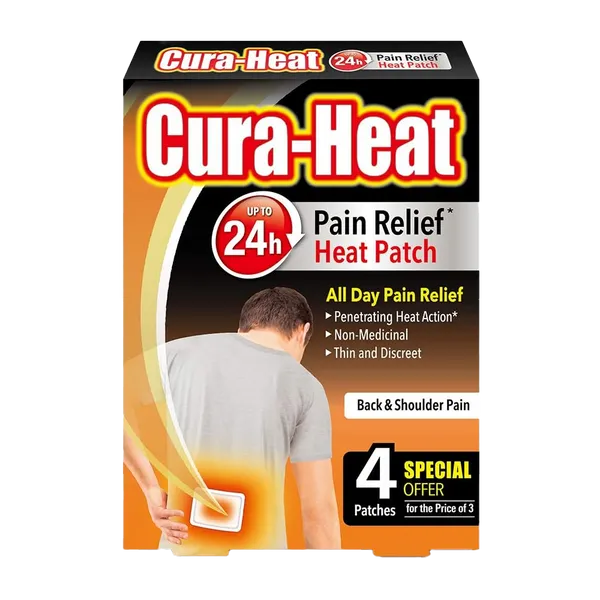 CURA-HEAT BACK PAIN 3+1