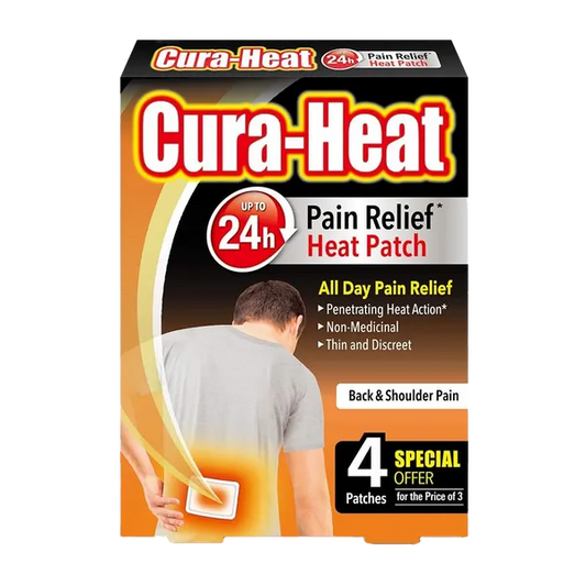 CURA-HEAT BACK PAIN 3+1